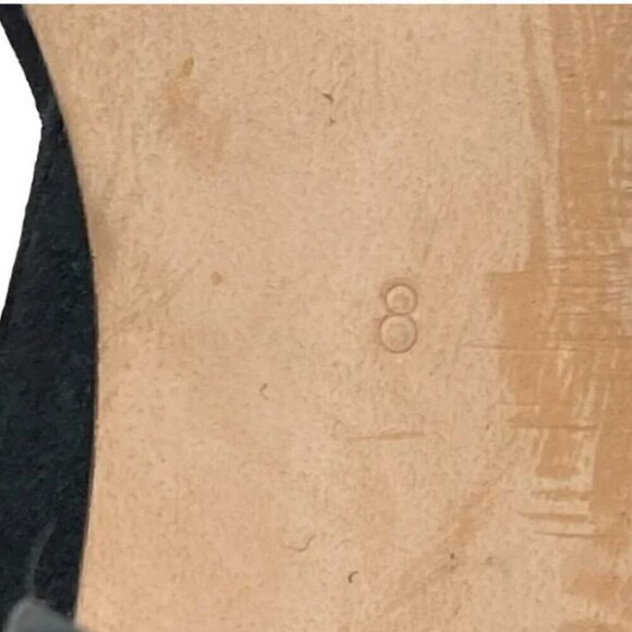 Madewell Black Suede Strappy Octavia Sandals - Size 8 - Picture 9 of 10